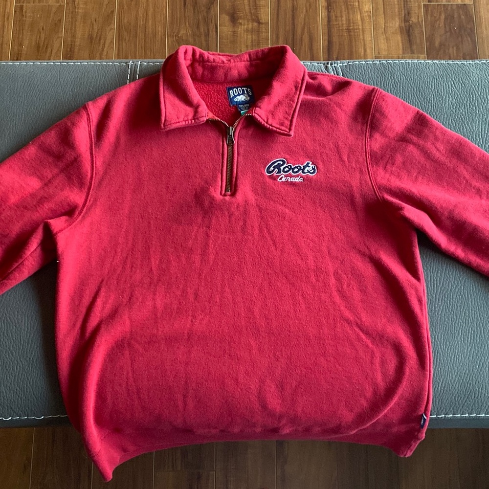 1/4 zip roots hoodie